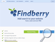 Tablet Screenshot of findberry.com